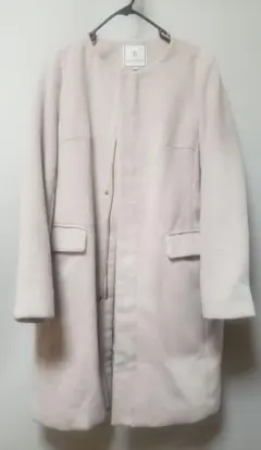 ロペピクニック ノーカラー コート