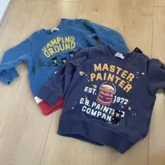 DOUBLE.B トレーナー 2点セット 80