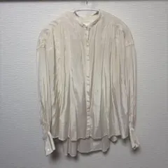 お値下げ ウィムガゼット ローンギャザーブラウス/シャツ ホワイト系 サテンのサムネイル