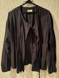 ダウンジャケット ノーカラー