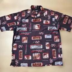 ROCAWEAR 総柄 半袖 シャツ ロカウェア XL ヒップホップ B系のサムネイル