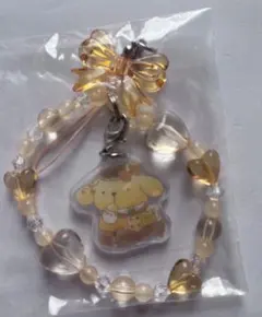 폼폼푸린 アクリルキーホルダー ビーズストラップ