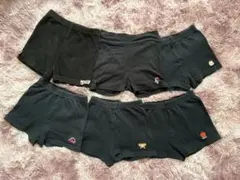 キッズ スパッツ 6点セット 105-110cm ブラック