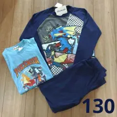 ポケモン 半袖　長袖　パジャマ　ズボン　3点セット 130　メガリザードンX