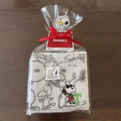 スヌーピー タオルハンカチ　プレゼント包装　PEANUTS キッズ　レディース