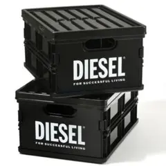 DIESELディーゼル コンテナボックス黒 2個セット 新品未開封 非売品