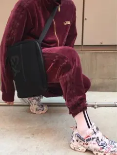 U296 Lサイズ　アディダス　オリジナルス　ベロア　トラック　パンツ
