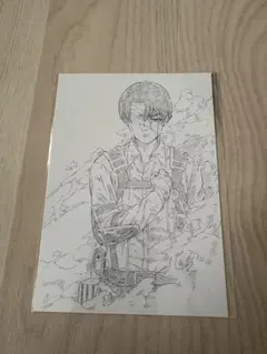 進撃の巨人 リヴァイ 映画特典　ポストカード