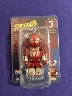［未開封］BE@RBRICK アイアン・スパイダー　ベアブリック賞のサムネイル