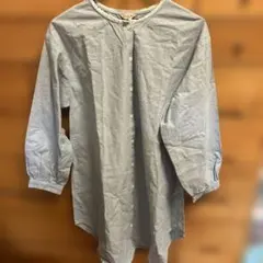 Samansa Mos2 ライトブルー チュニック