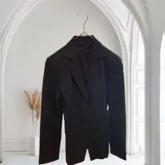 【即日配送】ANAYI アナイ　黒 テーラードジャケット 　レディース　36