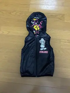 HYSTERIC MINI ブラックリバーシブルベスト 90cm ヒスミニ