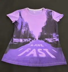 レディース、半袖、Nike Dri-FIT パープル Mサイズ