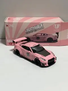 MINI GT GTR R35 ピンク シルエット 281番 - メルカリ