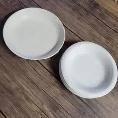 ★週末限定セール★　ホワイトの丸皿　5枚セット
