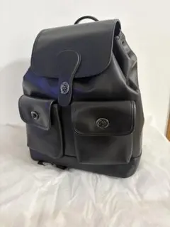 新品未使用⭐️coach リュック⭐️黒　レザーのサムネイル