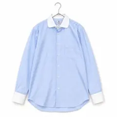CHOYA classic style長袖ワイシャツ ライトブルー 白衿のサムネイル