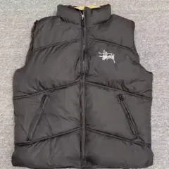 新品　Stussy ブラック ダウンベスト　XL