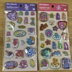 Care Bears ケアベアポップデコパーティー　キャラクターシール2枚セット