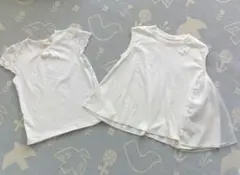 petit main 半袖Tシャツ 2枚セット 130cm