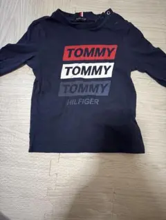 TOMMY HILFIGER ネイビー Tシャツ 80