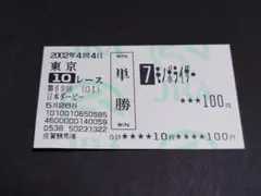 2002年 GI マイルチャンピオンシップ モノポライザー 単勝馬券 / 他場