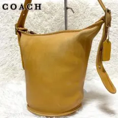 Vintage Coach XL Duffel Sac Yellow - メルカリ
