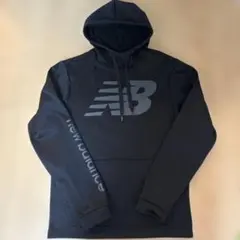 New Balance プルオーバーパーカー 黒 Sサイズ