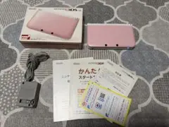 美品　ニンテンドー3DSLL 本体　ピンク　箱付学習ソフト２個付き
