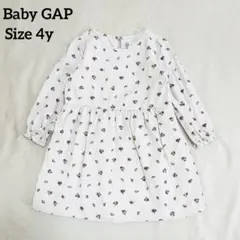 【美品】Baby Gap 花柄　コーデュロイワンピース　チュニック