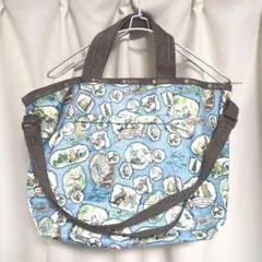 レスポートサック　ディズニー クラシックプー　デニム　2wayバッグ