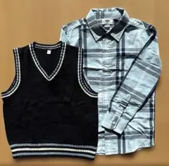 長袖シャツOLD NAVY ベストUNIQLO セット　120〜140