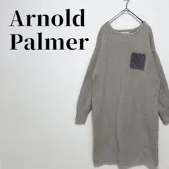 ウール ひざ丈ワンピース