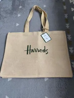 【新品・未使用】イギリス　Harrods トートバッグのサムネイル