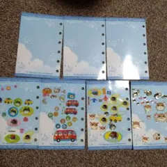 平成レトロ　シール台紙　リフィル　シール帳　ハムちゃん　シール