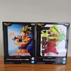 ドラゴンボールZ 超サイヤ人 孫悟空、ブロリーフィギュア2点セット②