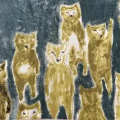 alive ブルーグリーン　25×22 はぎれ　ミナペルホネン
