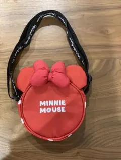 しまむら　ミニーマウス ショルダーバッグ 赤
