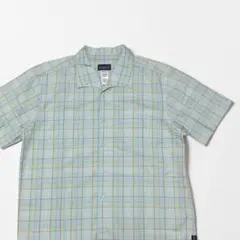 Patagonia 半袖シャツ オープンカラー チェック柄 M 53965S9