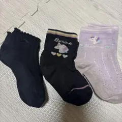 女の子　靴下　15-20センチ