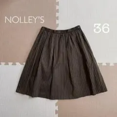 NOLLEY'S ★フレアスカート★ストライプ★36★