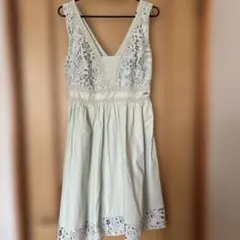 GUESS ノースリーブ　ワンピース M ライトグリーンのサムネイル
