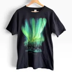 服の日セール✨フルーツオブザルーム オーロラプリント Tシャツ ブラック 半袖