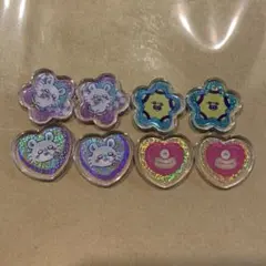 ちいかわ　おはじき風シール おはじきふうシール ステッカー　モモンガ　オデ　星