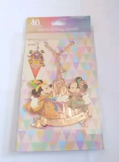 ディズニーランド 40周年 ミッキー＆ミニー バッグチャーム