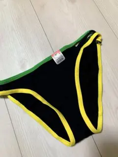 aimerfeel★ジャマイカカラーショーツ.Mブラック×グリーン×イエロー新品