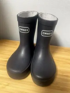ベビー　OMNES 紺ネイビー　長靴　レインブーツ14cm 男の子　女の子　雨具