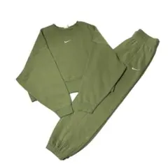 美品 NIKE ナイキ スウェット セットアップ オリーブグリーン M S