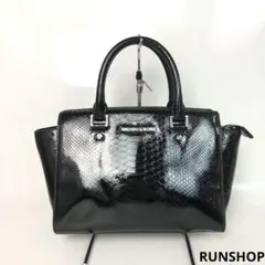 MICHAEL KORS マイケルコース セルマ スネーク型押し パテント