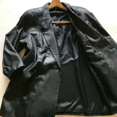 定価10万/XL相当✨レザージャケット ダブル 日本製 ブラック 高級感